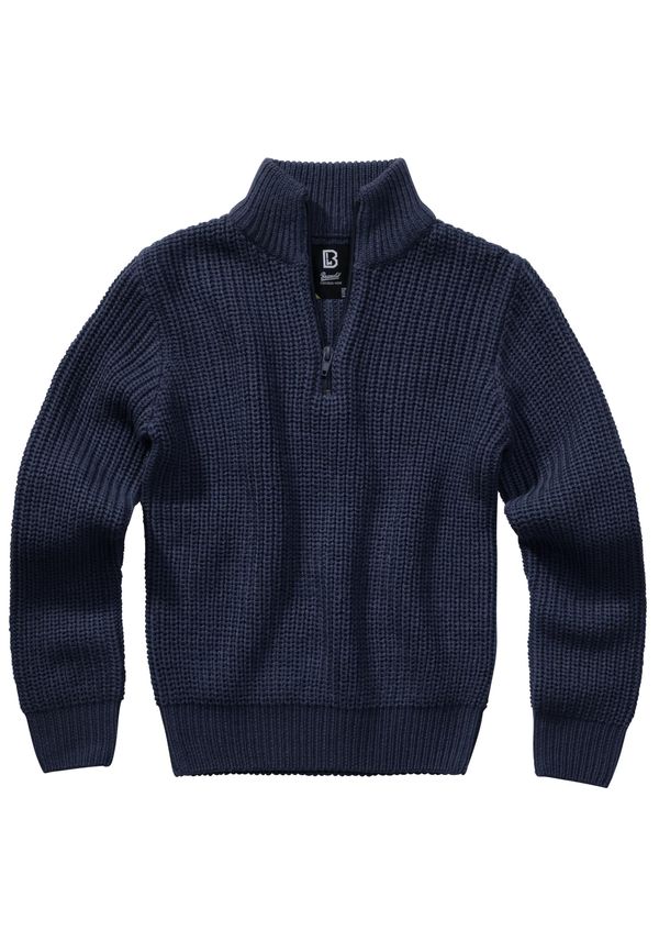 Brandit Marine Troyer Children's Sweater in the Navy