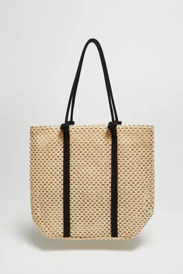 Marisse Marisse Beige Beach Bag