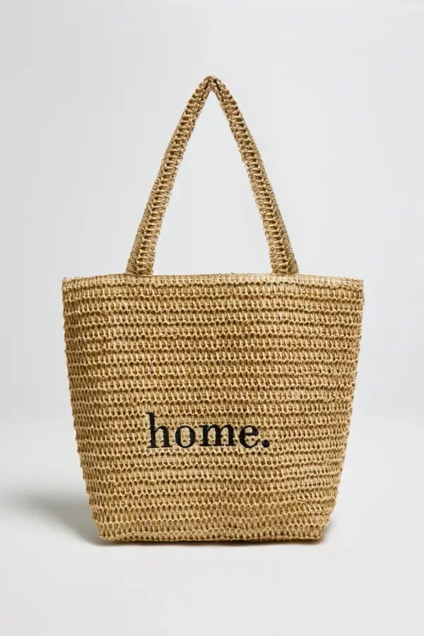 Marisse Marisse Beige Woven Bag