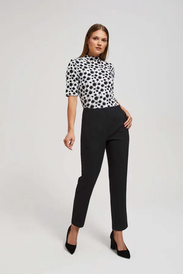 Marisse Marisse Black Straight Leg Trousers