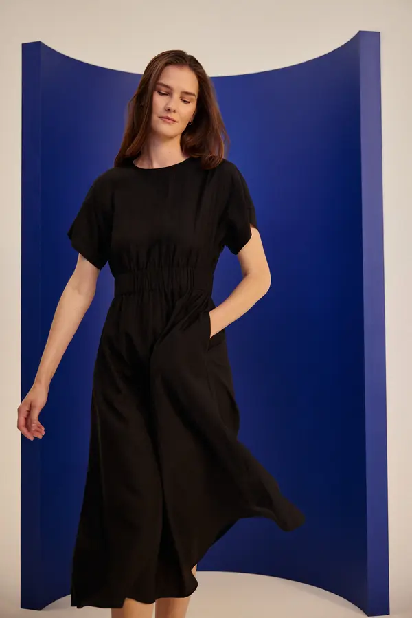 Marisse Marisse Black Viscose Dress