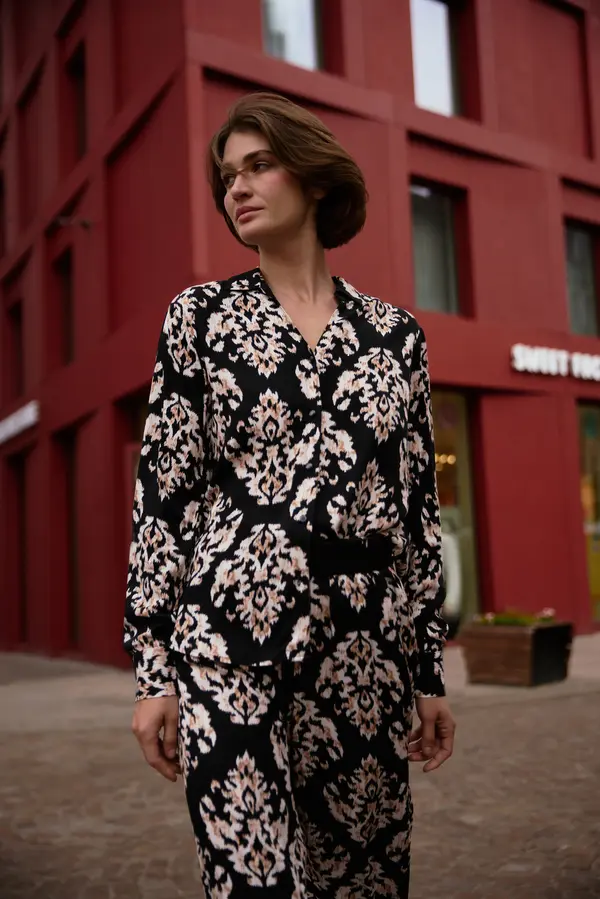 Marisse Marisse Black Viscose Shirt