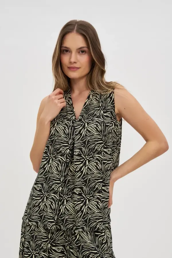 Marisse Marisse Black Viscose Shirt