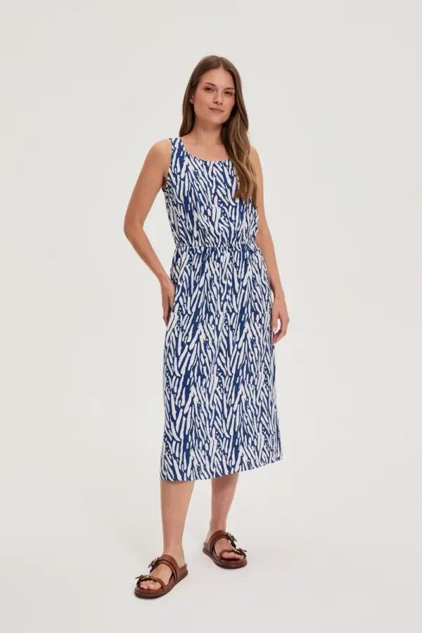 Marisse Marisse Blue Viscose Dress