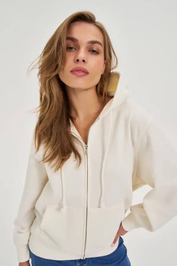 Marisse Marisse Ecru Hoodie