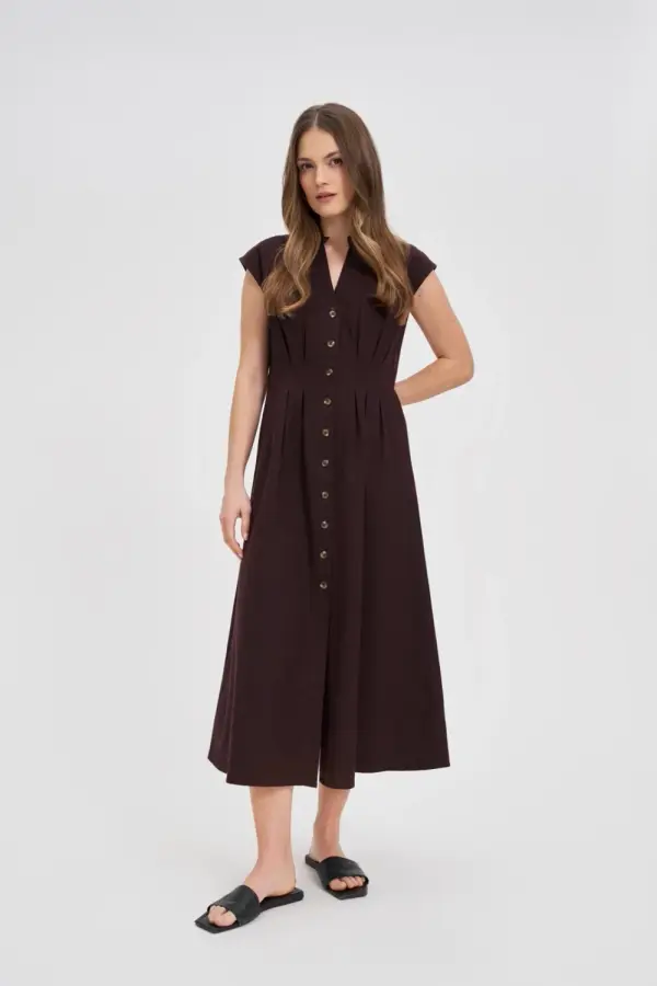 Marisse Marisse Fitted Midi Dress