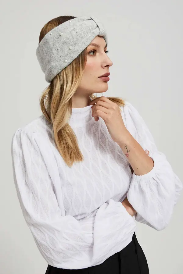 Marisse Marisse Gray Knit Headband