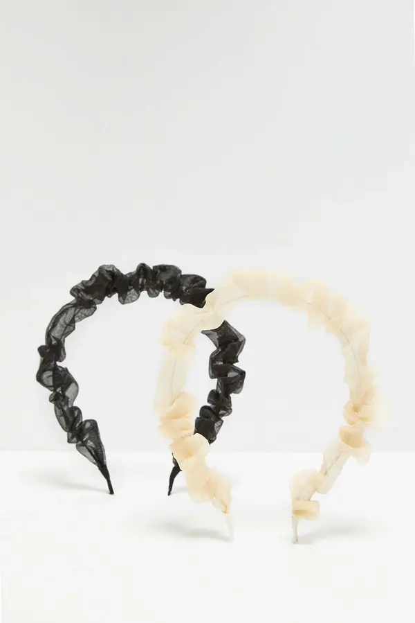 Marisse Marisse Hair Band L-Op-4008 Beige