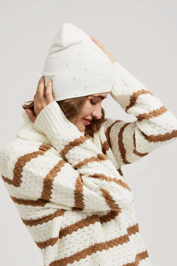 Marisse Marisse Hat With Decorative Beads