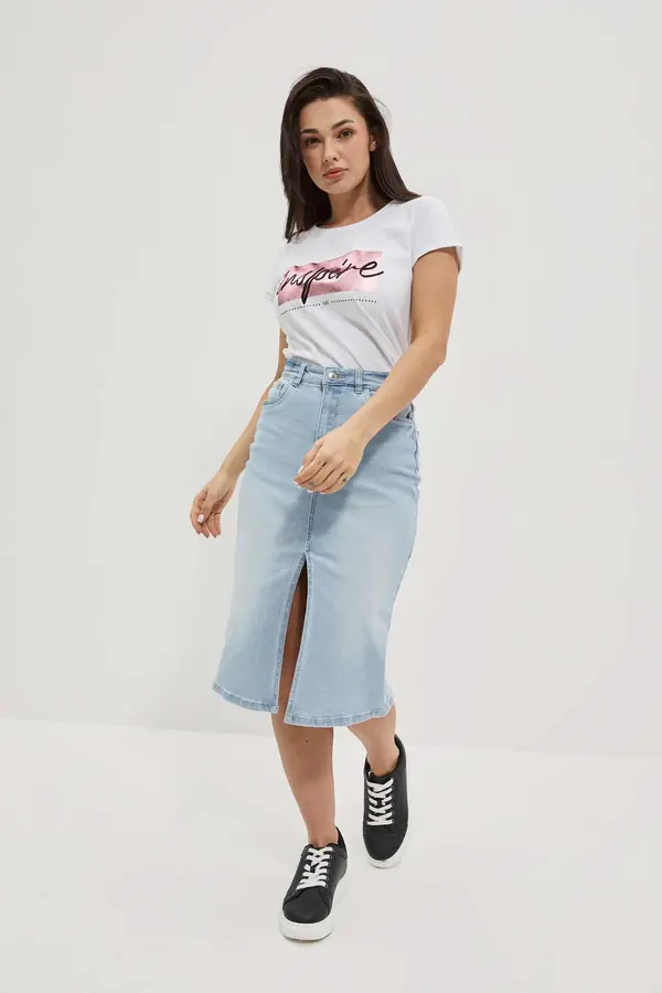 Marisse Marisse LADIES SKIRT L-SC-4008 BLUE