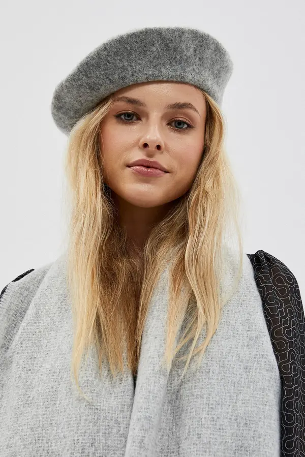 Marisse Marisse Plain scarf with fringes