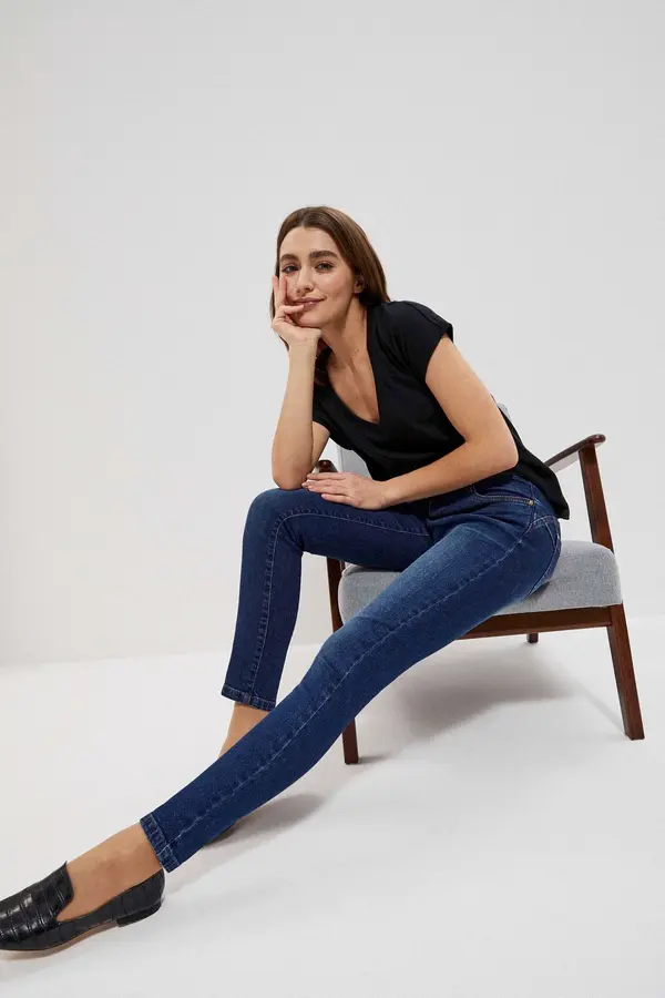 Marisse Marisse Push-Up Jeans L-Je-3720 Navy