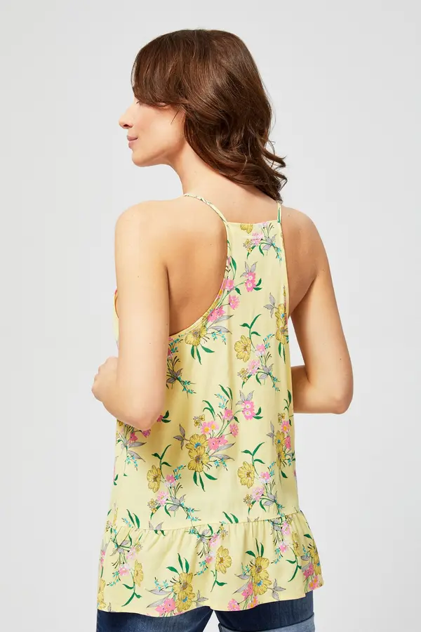 Marisse Marisse Ruffle Blouse L-Ko-2849 Yellow