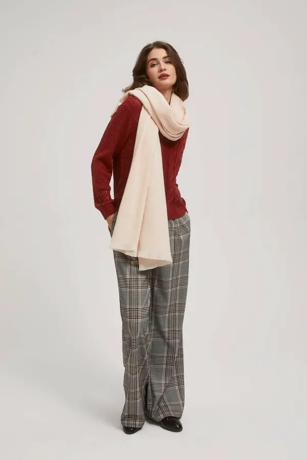 Marisse Marisse Smooth Powder Pink Scarf