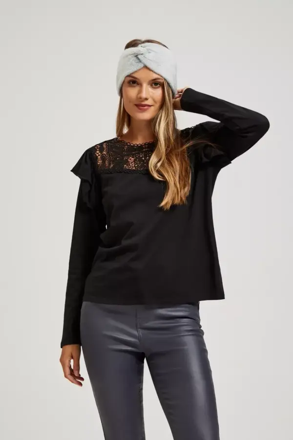 Marisse Marisse Warm Knitted Headband Gray