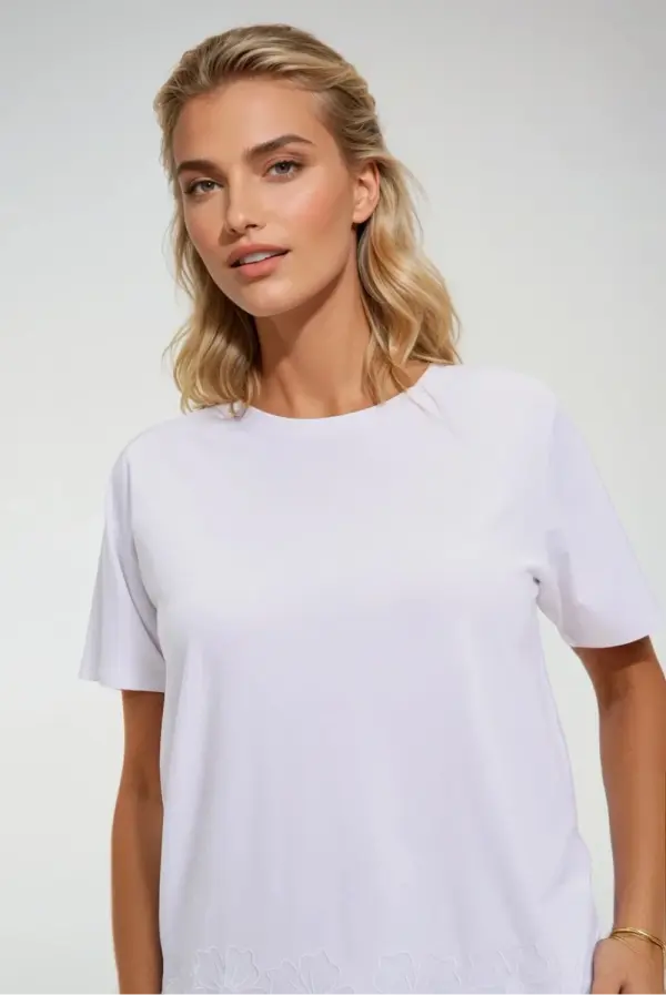 Marisse Marisse White Cotton Blouse