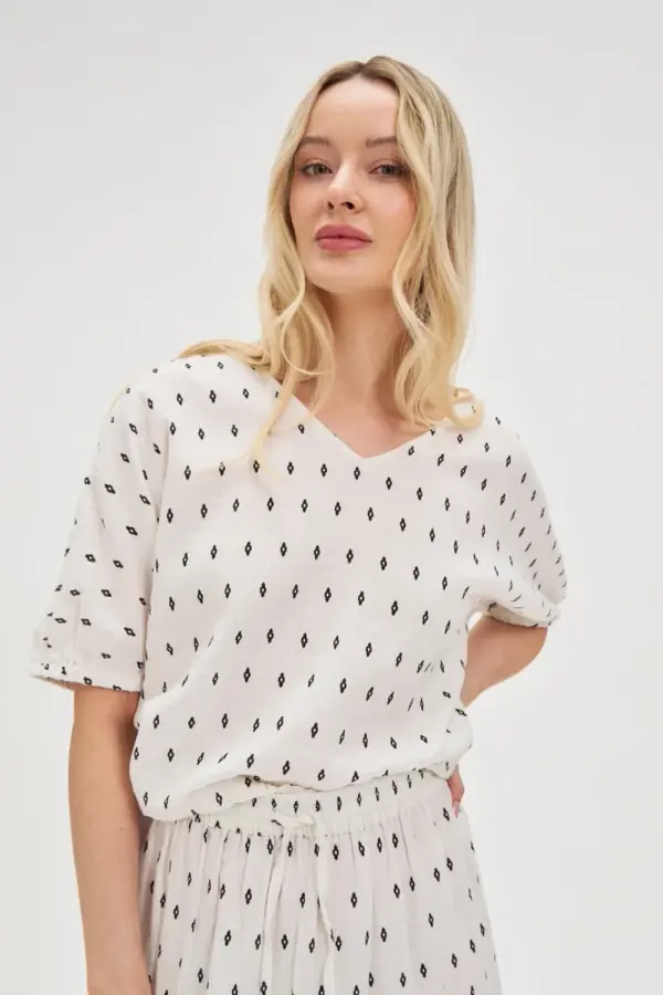 Marisse Marisse White Cotton Shirt