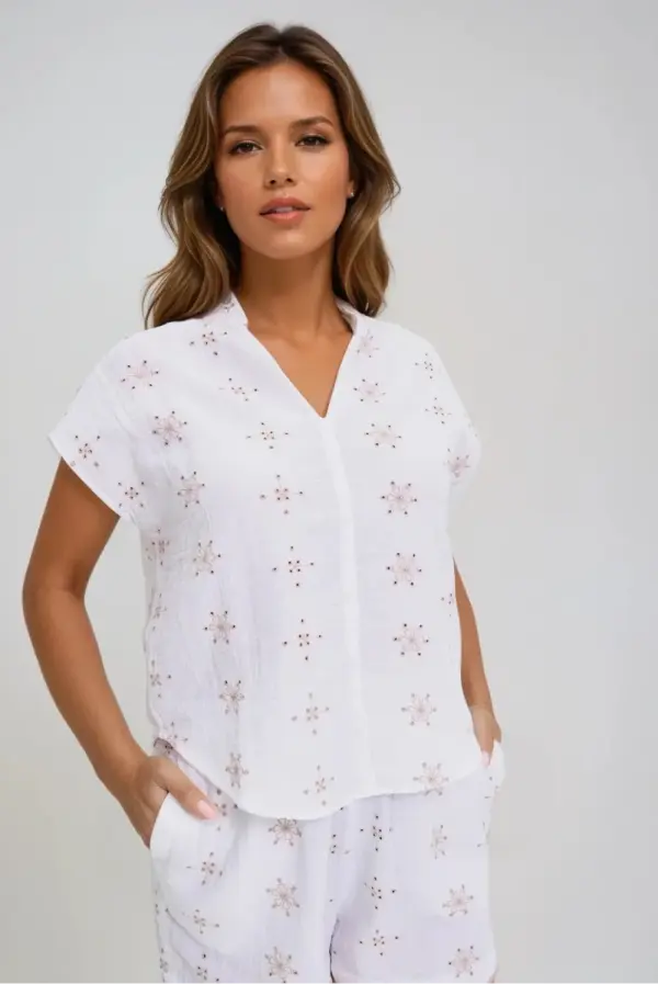 Marisse Marisse White Cotton Shirt