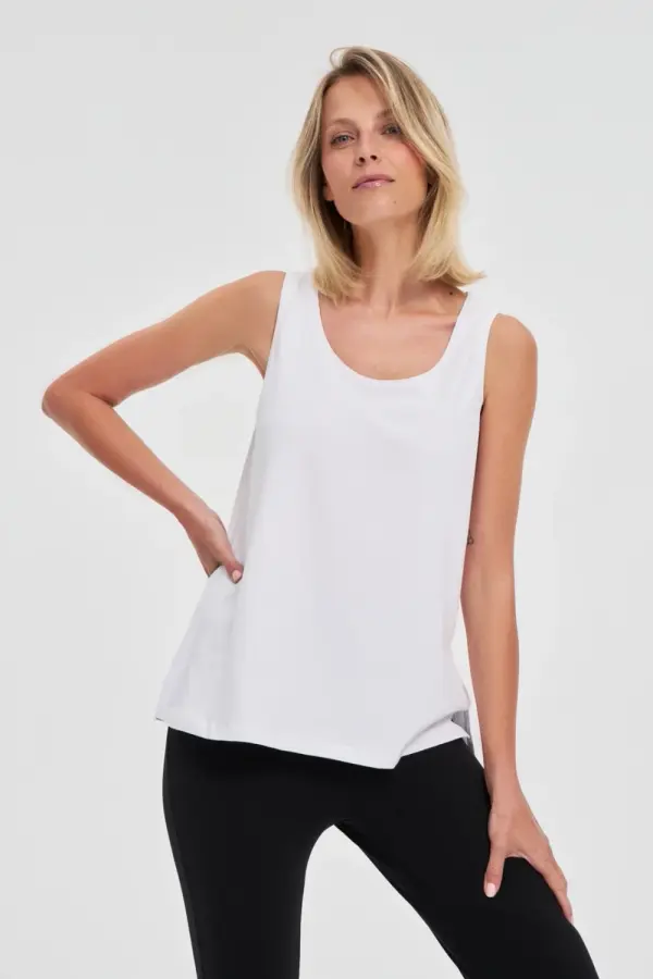 Marisse Marisse White Cotton Top