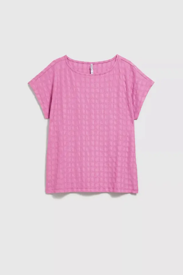 Marisse Marisse Women's Blouse L-Ts-4311 D.Pink