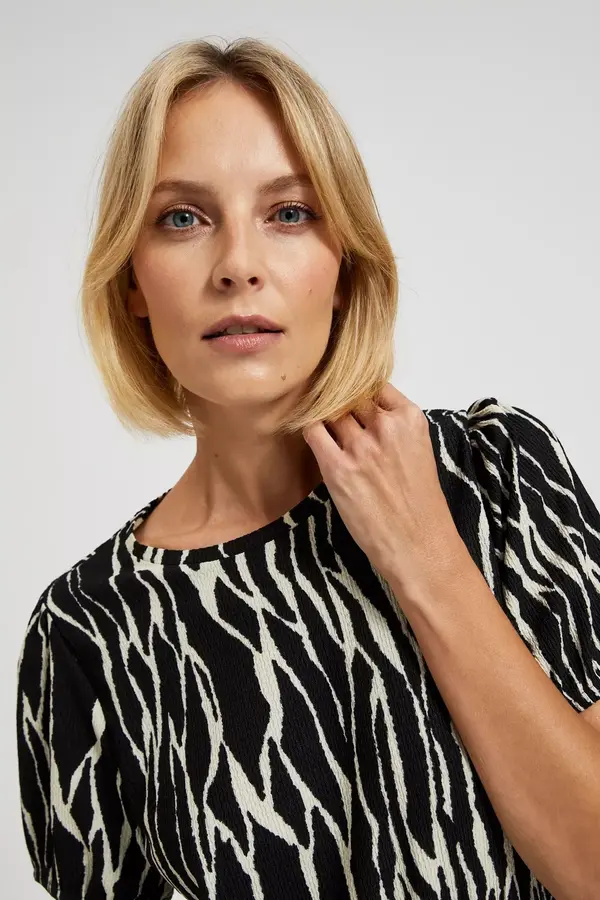 Marisse Marisse Women's Blouse L-Ts-4341 Black