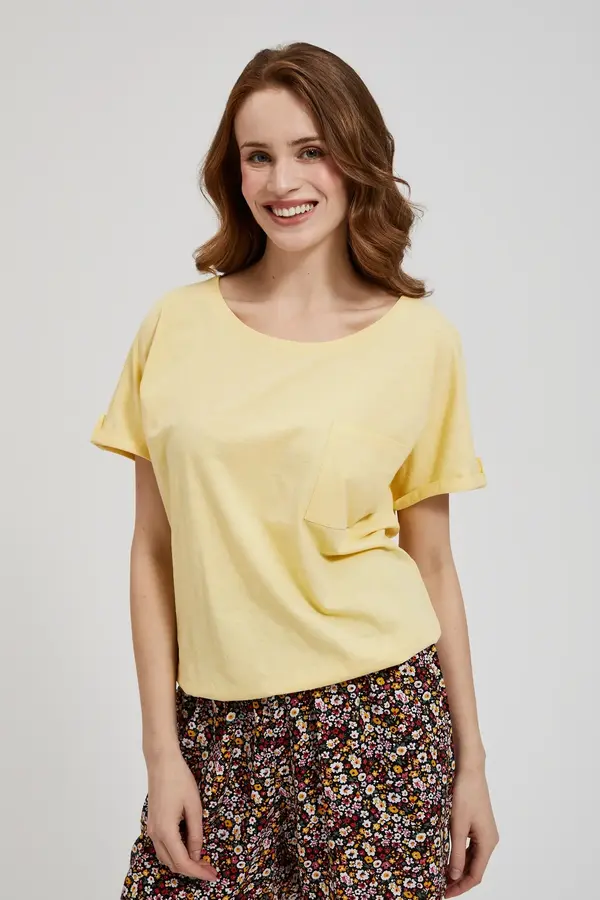 Marisse Marisse Women's Blouse L-Ts-4354 L.Yellow