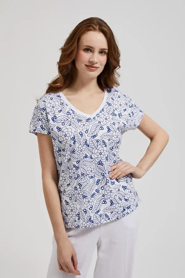 Marisse Marisse Women's Blouse L-Ts-4371 White