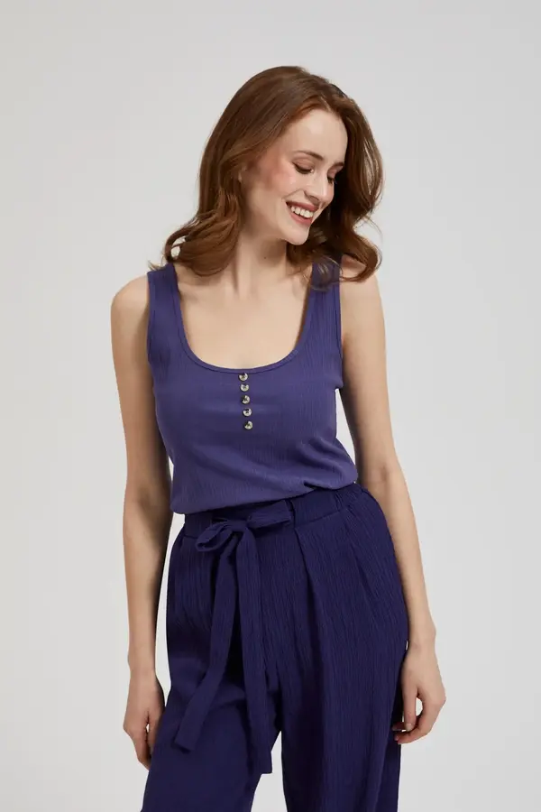 Marisse Marisse Women's Blouse L-Ts-4389 D.Violet