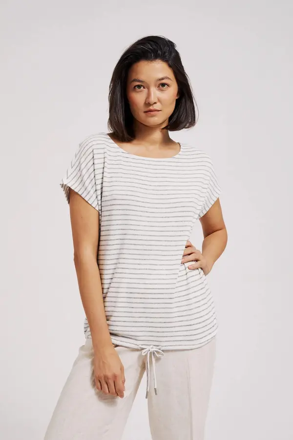 Marisse Marisse Women's Blouse L-Ts-4392 Off White