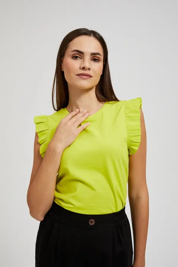Marisse Marisse Women's Blouse L-Ts-4405 Lime