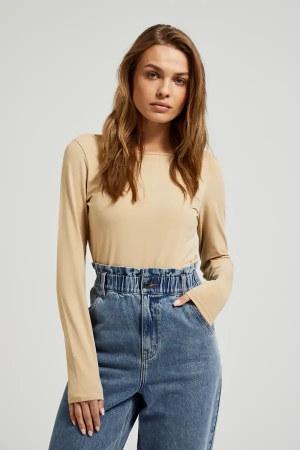 Marisse Marisse Women's Blouse Z-Ts-4502 Beige