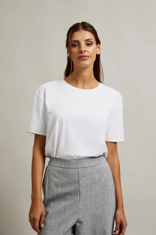 Marisse Marisse Women's Blouse Z-Ts-4536 White