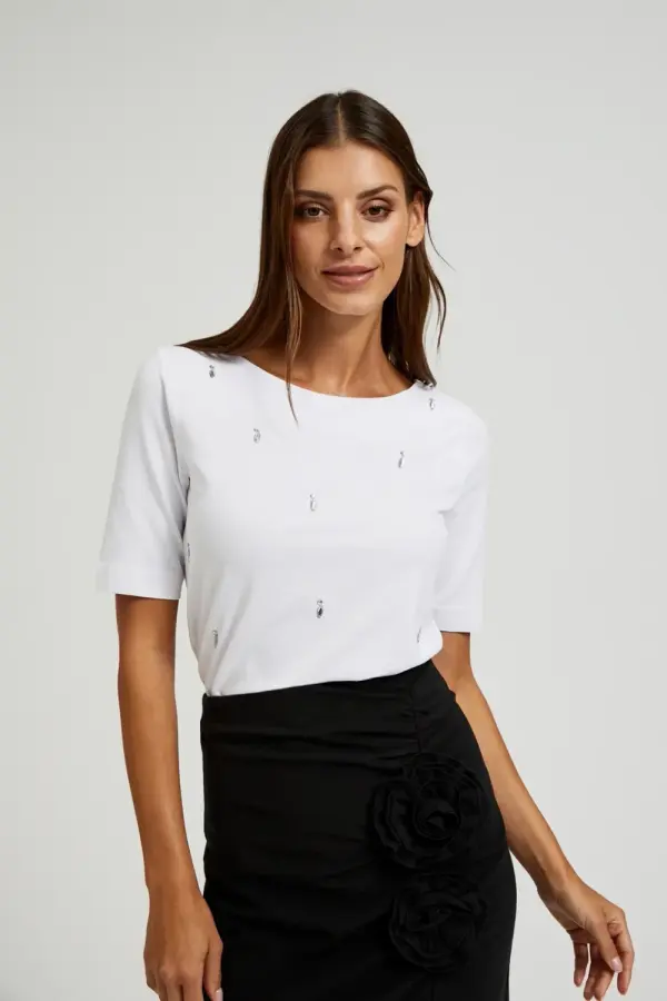 Marisse Marisse Women's Blouse Z-Ts-4537 White