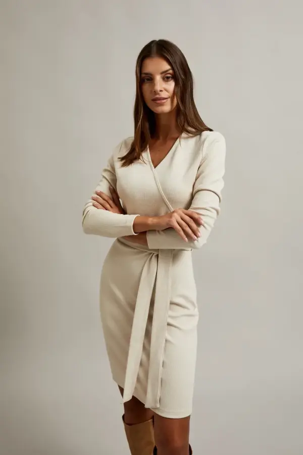 Marisse Marisse Women's Dress L-Su-4604 L.Beige