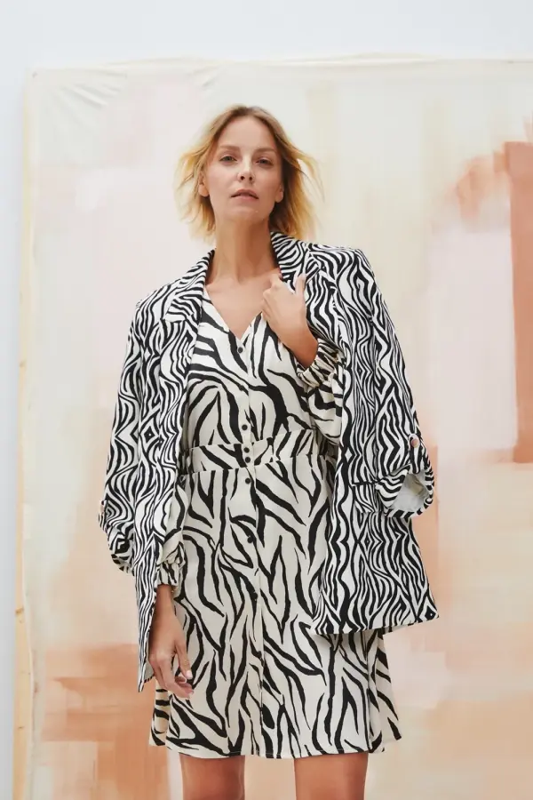 Marisse Marisse Women's Dress L-Su-4610 Off White