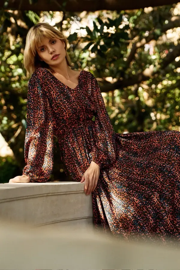 Marisse Marisse Women's Dress L-Su-4612 L.Brown