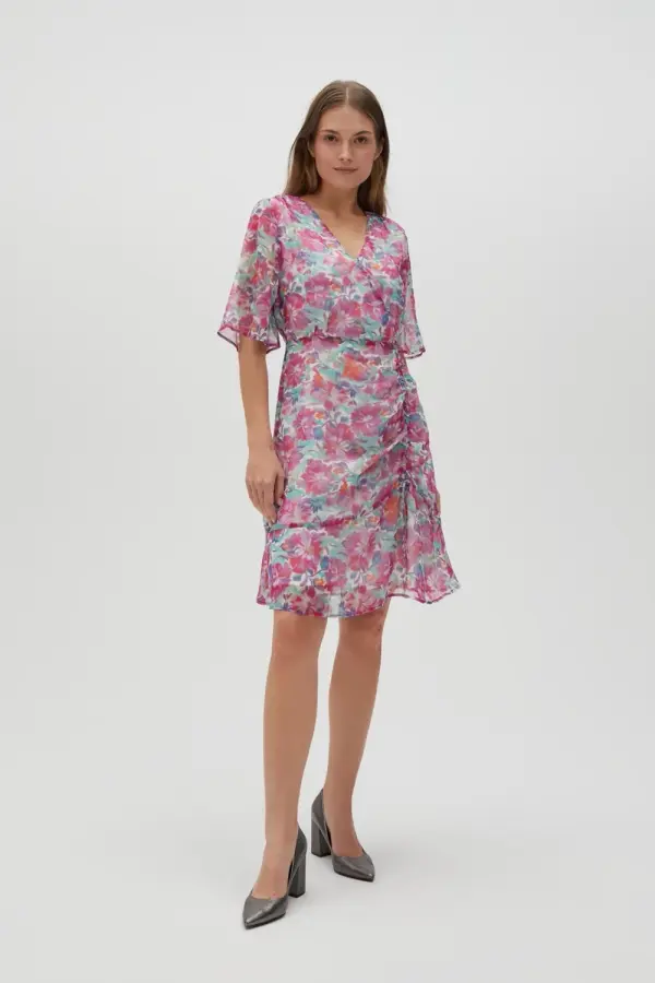 Marisse Marisse Women's Dress L-Su-4613 Fuchsia