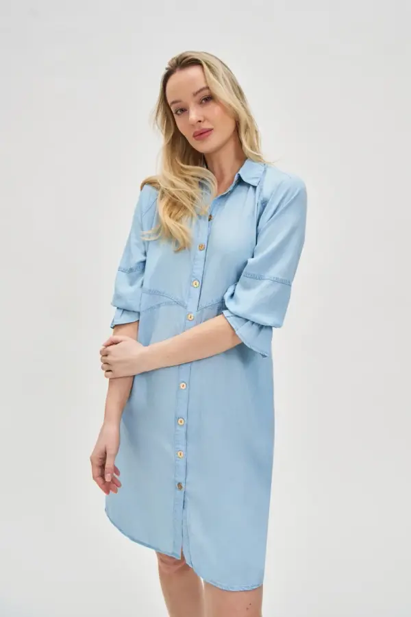 Marisse Marisse Women's Dress L-Su-4622 Blue