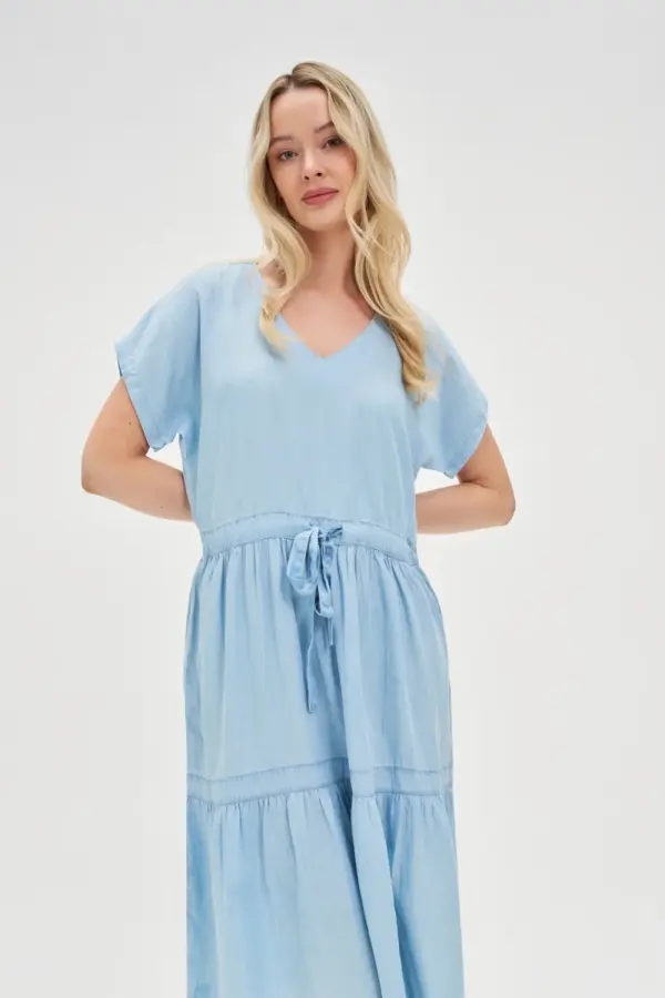 Marisse Marisse Women's Dress L-Su-4623 L.Blue