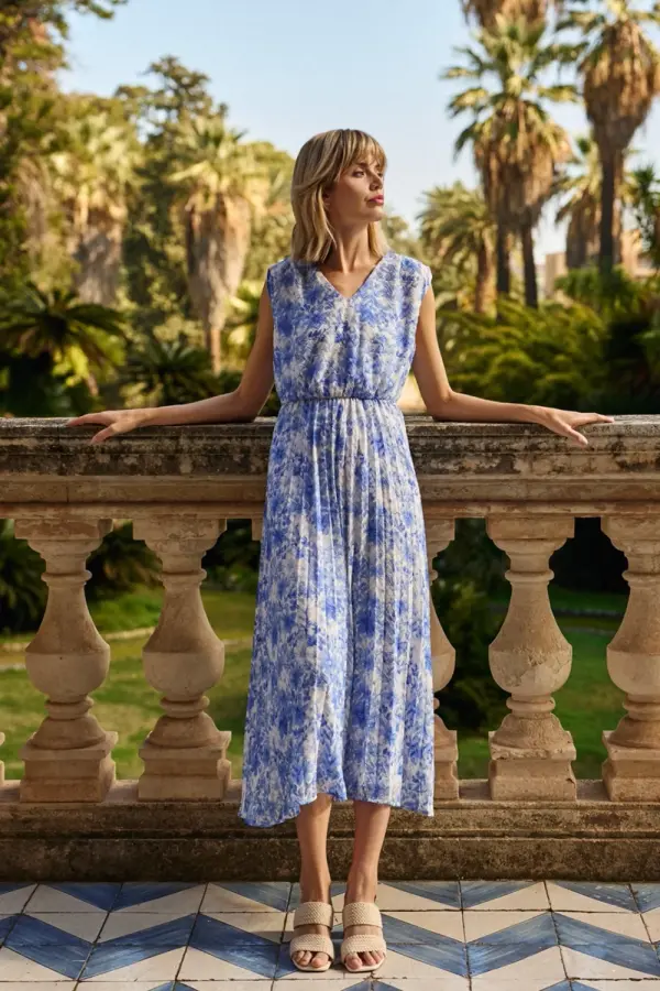 Marisse Marisse Women's Dress L-Su-4630 L.Blue