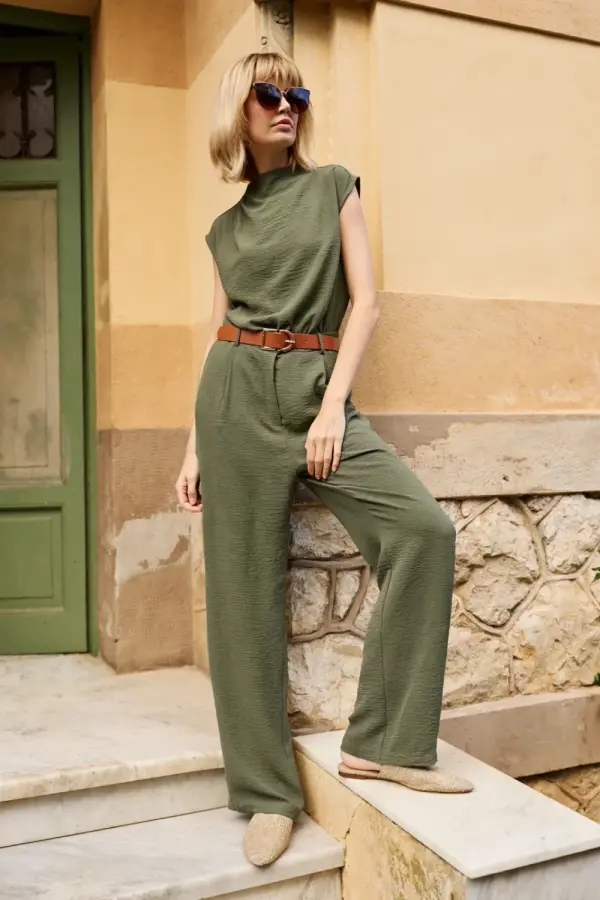 Marisse Marisse Women's Dress L-Su-4643 Olive