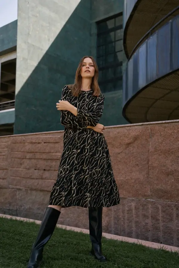 Marisse Marisse Women's Dress Z-Su-4502 Black