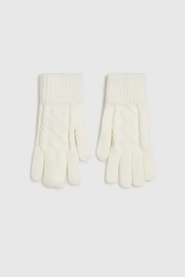 Marisse Marisse Women's Gloves Z-Re-4503 Off White