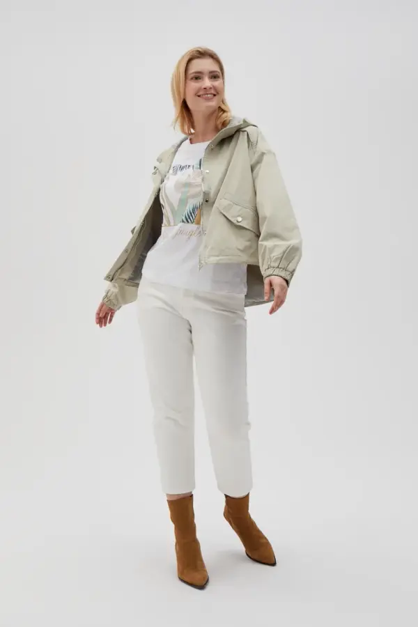 Marisse Marisse Women's Jacket L-Ku-4612 Olive