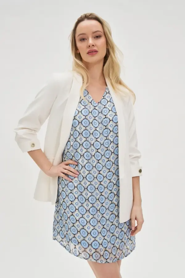 Marisse Marisse Women's Jacket L-Mr-4604 Off White