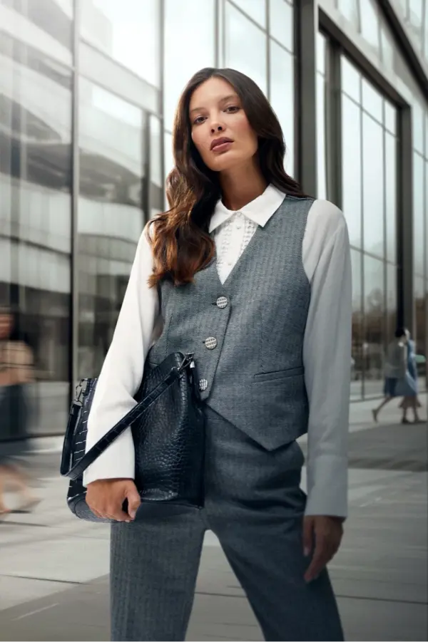 Marisse Marisse Women's Jacket Z-Ka-4502 Grey