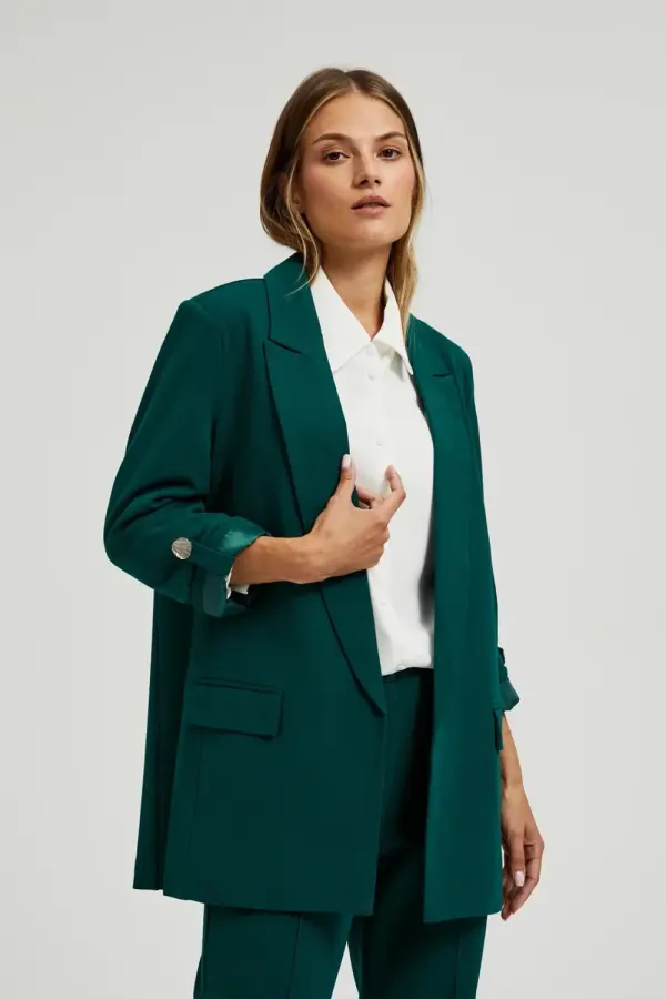 Marisse Marisse Women's Jacket Z-Mr-4504 D.Green