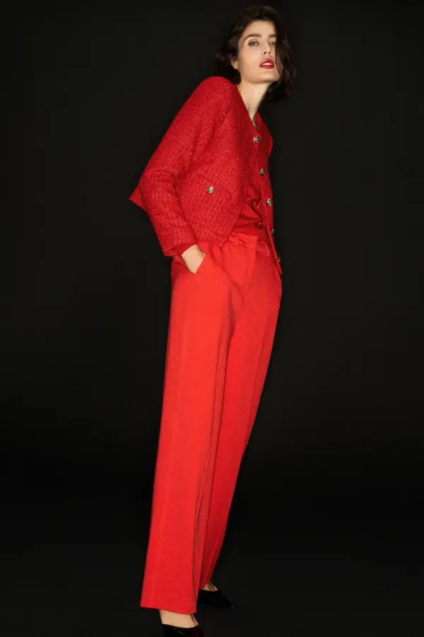 Marisse Marisse Women's Jacket Z-Mr-4515 Red