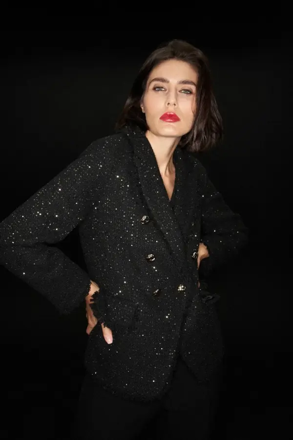 Marisse Marisse Women's Jacket Z-Mr-4517 Black