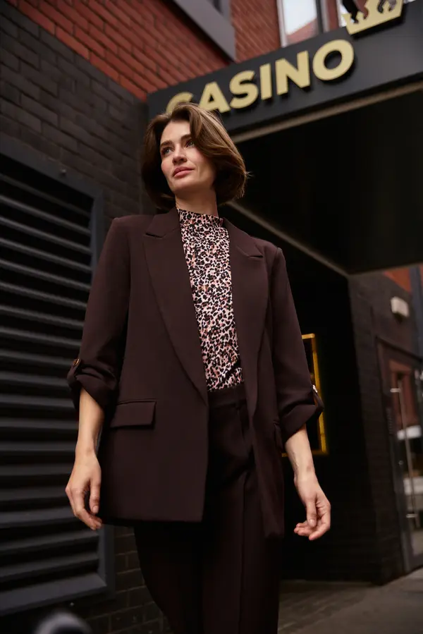 Marisse Marisse WOMEN'S JACKETS Z-MR-4800 BROWN